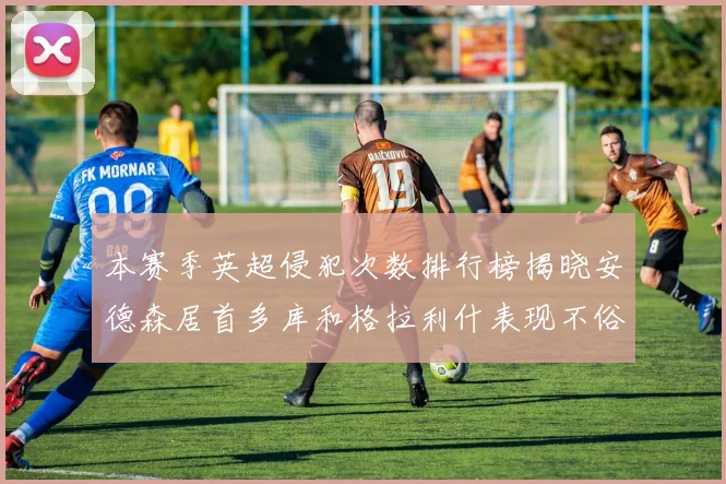 本赛季英超侵犯次数排行榜揭晓安德森居首多库和格拉利什表现不俗