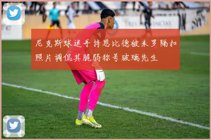 尼克斯球迷手持恩比德被米罗隔扣照片调侃其脆弱称号玻璃先生